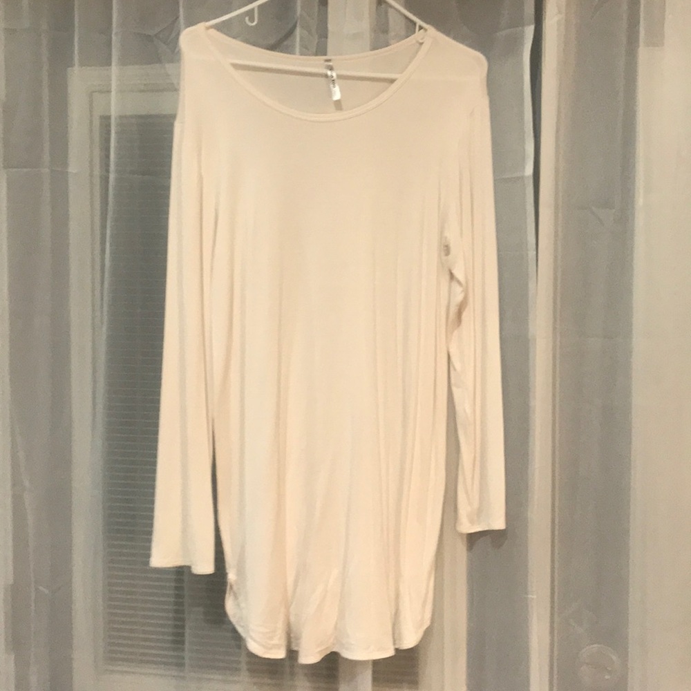 Super soft long sleeve rayon blend tunic